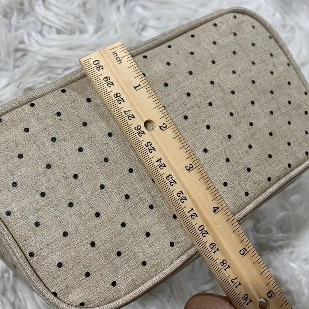 KATE Spade out to lunch lunch BDG polka dot top handle zip closure women’s
